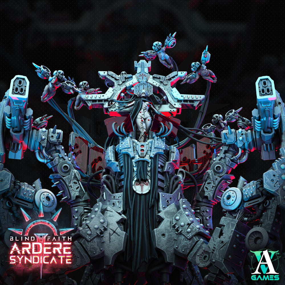 3D Printed Archvillain Games Matrise - Prophet of Ardere Blind Faith - Ardere Syndicate 28 32mm D&D (Online Only)