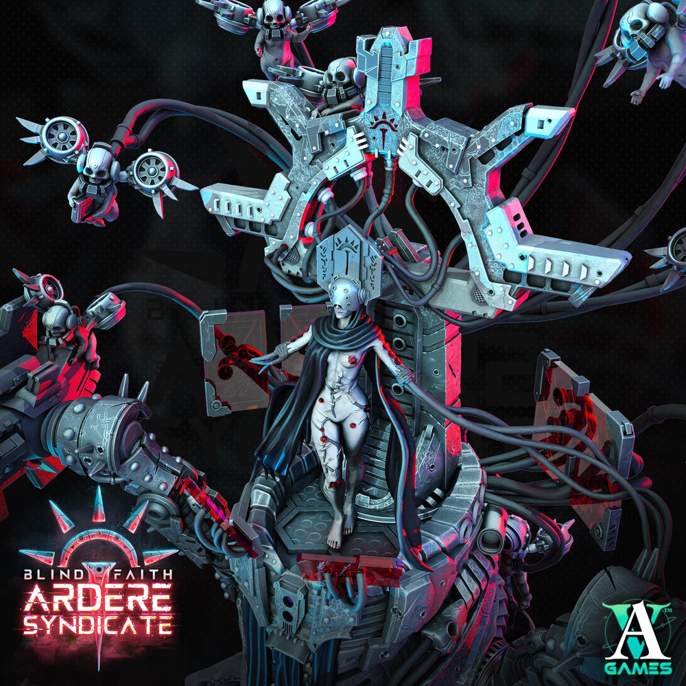 3D Printed Archvillain Games Matrise - Prophet of Ardere Blind Faith - Ardere Syndicate 28 32mm D&D (Online Only)