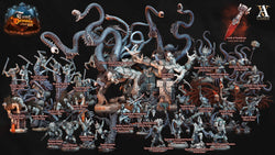 3D Printed Archvillain Games Qyintakla Abominations Tome of Demons 28 32mm D&D (Online Only)