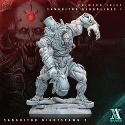 3D Printed Archvillain Games Sanguitor Nightspawn Crimson Skies - Sanguitor Bloodlines Bloodright - Anathema 28 32mm D&D (Online Only)