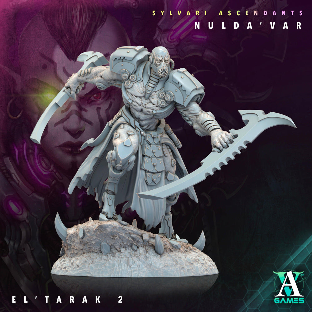 3D Printed Archvillain Games Sylvari Ascendants - Nulda Var El Tarak 28 32mm D&D (Online Only)
