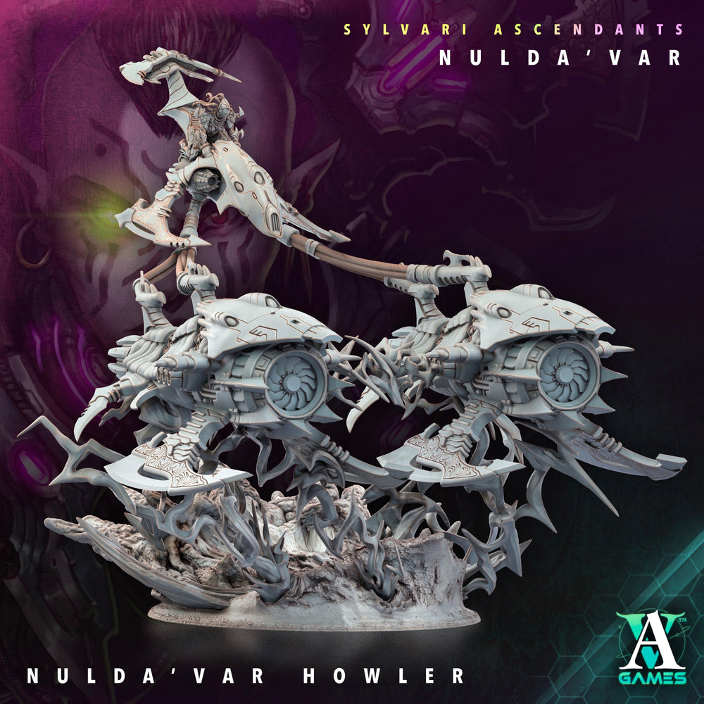 3D Printed Archvillain Games Sylvari Ascendants - Nulda Var Nulda Var Howler 28 32mm D&D (Online Only)