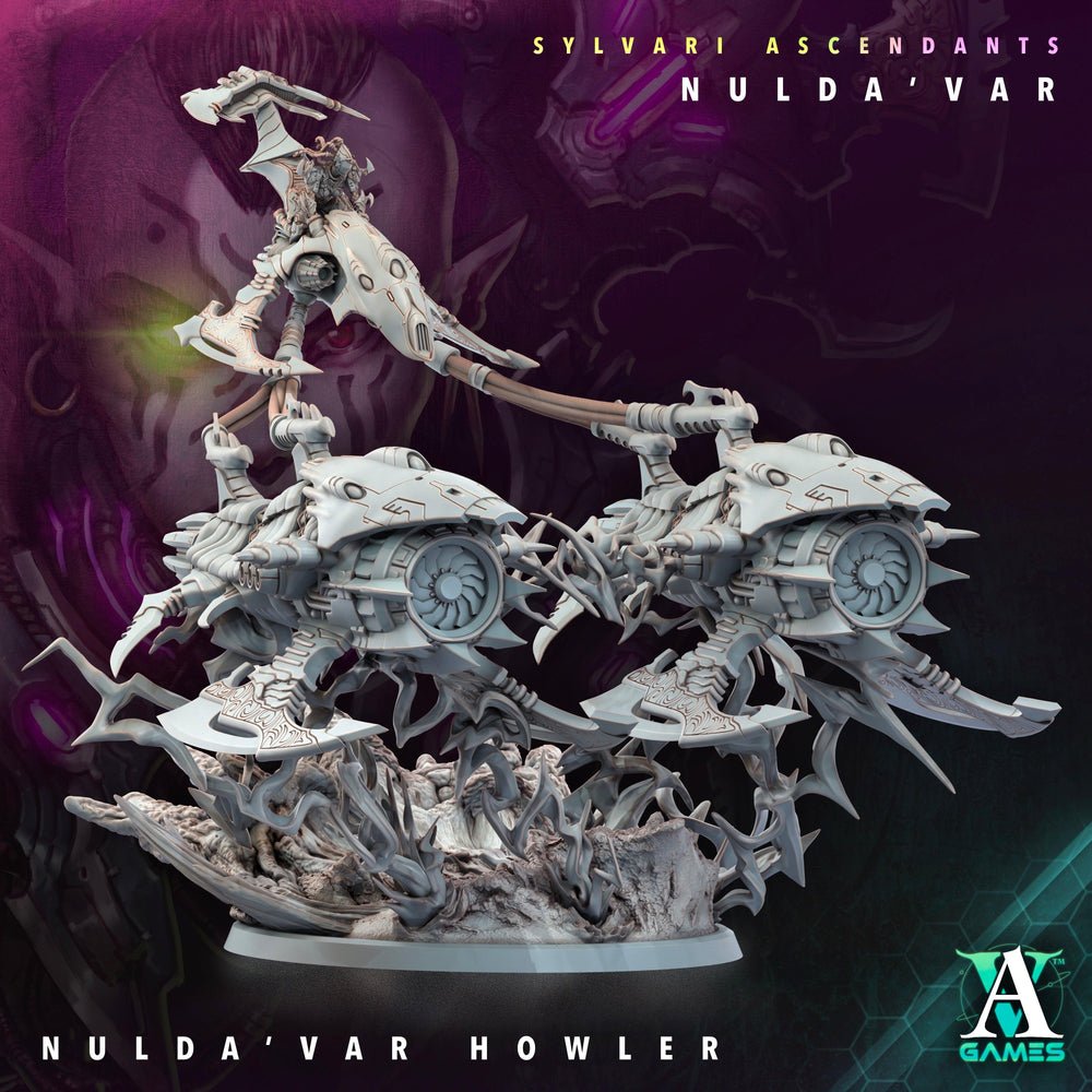 3D Printed Archvillain Games Sylvari Ascendants - Nulda Var Nulda Var Howler 28 32mm D&D (Online Only)