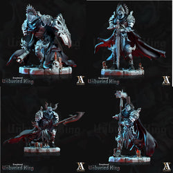 3D Printed Archvillain Games Tenebris Vessels - Gravebound The Unburied King 28 32mm D&D (Online Only)