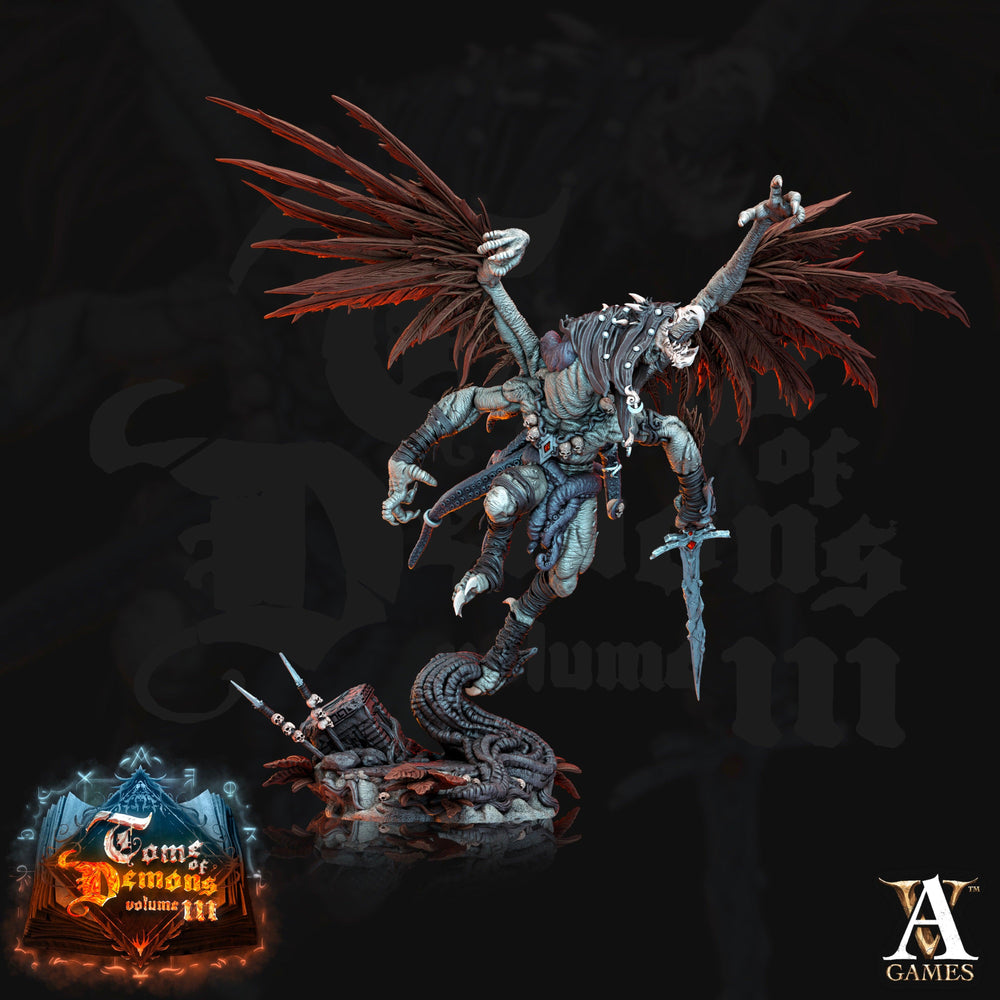 3D Printed Archvillain Games Teraton Vulduk Tome of Demons 28 32mm D&D (Online Only)