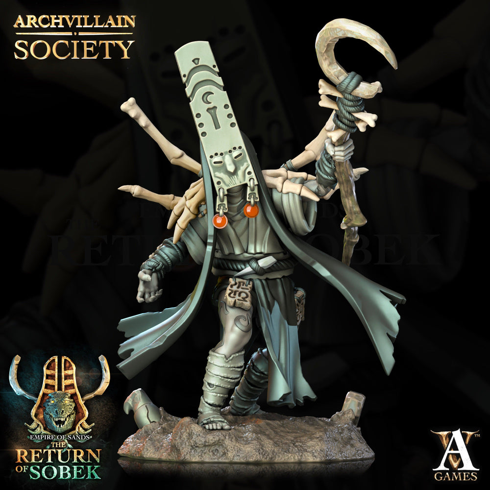 3D Printed Archvillain Games Tjaty - Shaman of the Black River Society Vol. XXIV  28 32mm D&D (Online Only)
