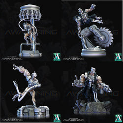 3D Printed Archvillain Games Trancended Lablumps - The Transcended 28 32mm D&D (Online Only)