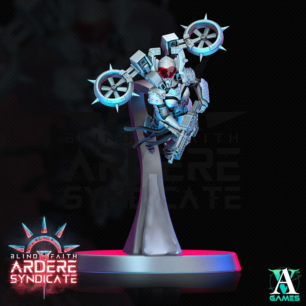 3D Printed Archvillain Games Valkyries Clean Base Set Arderite Valkyries Blind Faith - Ardere Syndicate 28 32mm D&D (Online Only)