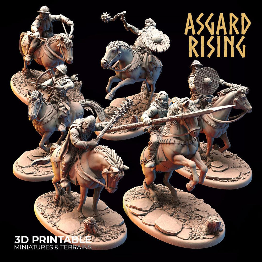 3D Printed Asgard Rising Bandit Riders Deserters Modular Warband 28mm - 32mm (Online Only)