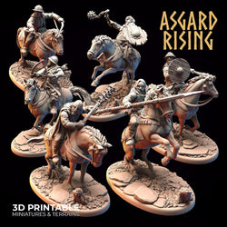 3D Printed Asgard Rising Bandit Riders Deserters Modular Warband 28mm - 32mm (Online Only)