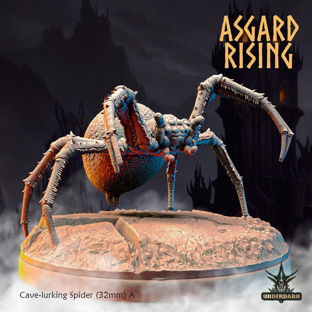 3D Printed Asgard Rising Cave-Lurking Spiders Set 2 28 32 mm Wargaming DnD (Online Only)