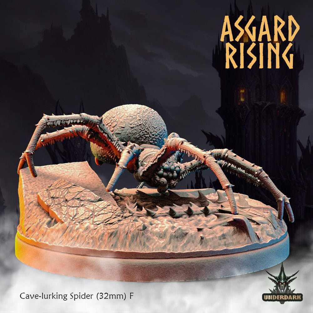 3D Printed Asgard Rising Cave-Lurking Spiders Set 2 28 32 mm Wargaming DnD (Online Only)