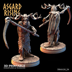 3D Printed Asgard Rising Draugr Barrow Guards Modular Set A 28 32 mm Wargaming DnD (Online Only)