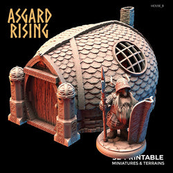 3D Printed Asgard Rising Dwarven Kingdom Houses Industrial Architecture 28mm - 32mm (Online Only)