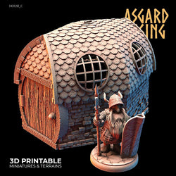 3D Printed Asgard Rising Dwarven Kingdom Houses Industrial Architecture 28mm - 32mm (Online Only)