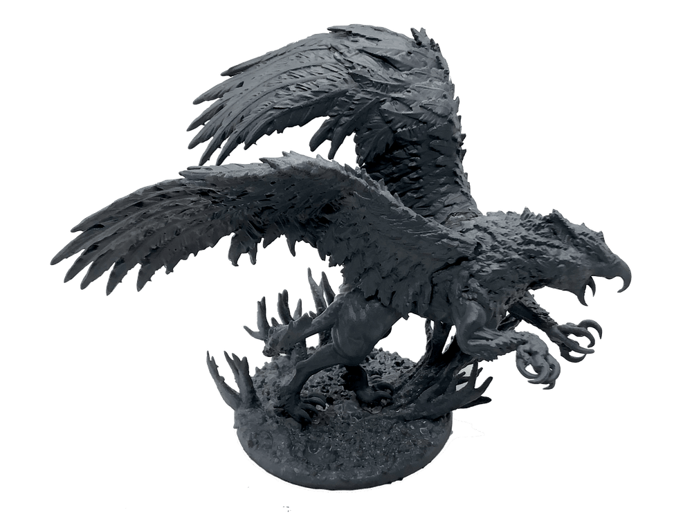 3D Printed Asgard Rising King of all Creatures Griffin Set - 32mm D&D (Online Only)