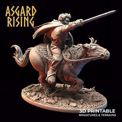 3D Printed Asgard Rising Viking Riders Modular Warband 28mm - 32mm (Online Only)