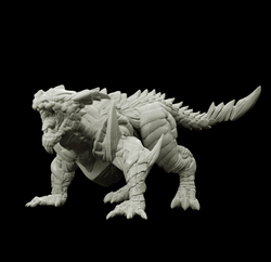 3D Printed Bestiary Vol. 4 Nafarrate - Cidraen Thunder Dragon 32mm Ragnarok D&D (Online Only)