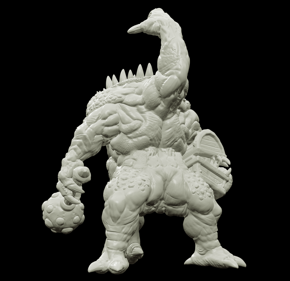 3D Printed Bestiary Vol. 4 Nafarrate - Iutreli Abomination 32mm Ragnarok D&D (Online Only)
