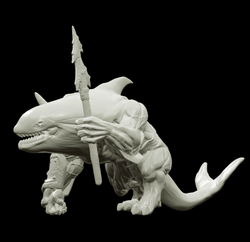 3D Printed Bestiary Vol. 4 Nafarrate - Jikax Killer Whale 32mm Ragnarok D&D (Online Only)