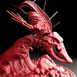 3D Printed Bestiary Vol. 5 Nafarrate - Bake Kujira 32mm Ragnarok D&D (Online Only)