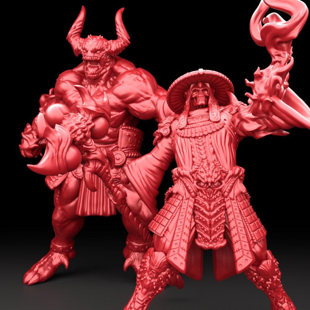 3D Printed Bestiary Vol. 5 Nafarrate - Old Invoker 32mm Ragnarok D&D (Online Only)