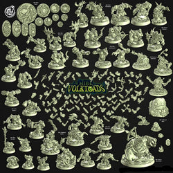 3D Printed Cast n Play Ciocan Mire Prince Mire Volktoads Set 28mm 32mm D&D (Online Only)