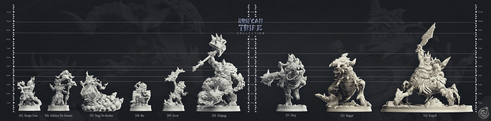 3D Printed Cast n Play Hegg The Bomber Goblin UruCan Tribe 28mm 32mm D&D (Online Only)