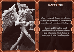 3D Printed Cast n Play Kafteros Set Mount Magma Collection 28mm 32mm D&D (Online Only)