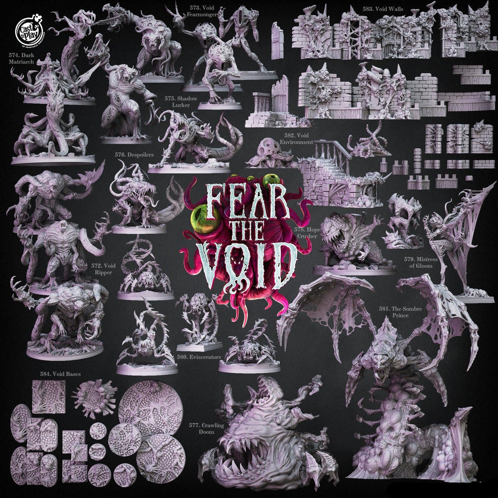3D Printed Cast n Play Void Ripper Fear the Void 28mm 32mm D&D (Online Only)