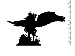 3D Printed Clay Cyanide Al Buraq Kingdom of Persia 28 32 mm D&D (Online Only)