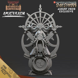 3D Printed Clay Cyanide Amaterasu Japanese Deities Ragnarok D&D (Online Only)