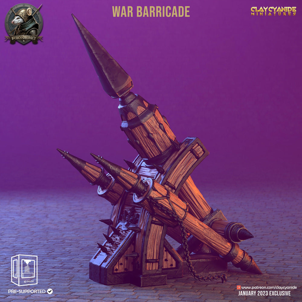 3D Printed Clay Cyanide Baseco District Factions Tribes Ragnarok D&D (Online Only)