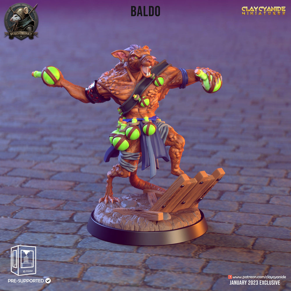 3D Printed Clay Cyanide Baseco District Factions Tribes Ragnarok D&D (Online Only)