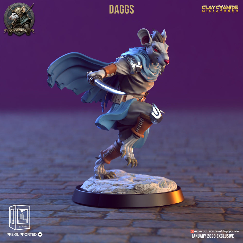 3D Printed Clay Cyanide Baseco District Factions Tribes Ragnarok D&D (Online Only)