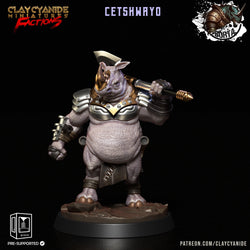 3D Printed Clay Cyanide Battle Borta Factions Tribe Ragnarok D&D (Online Only)