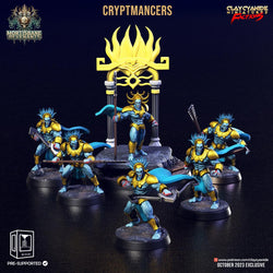 3D Printed Clay Cyanide Cryptmancers Mortisbane Revenants 28 32 mm D&D (Online Only)