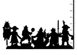 3D Printed Clay Cyanide Dokkaebi Warriors Korean Mythology Ragnarok D&D (Online Only)