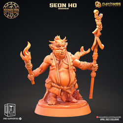 3D Printed Clay Cyanide Dokkaebi Warriors Korean Mythology Ragnarok D&D (Online Only)