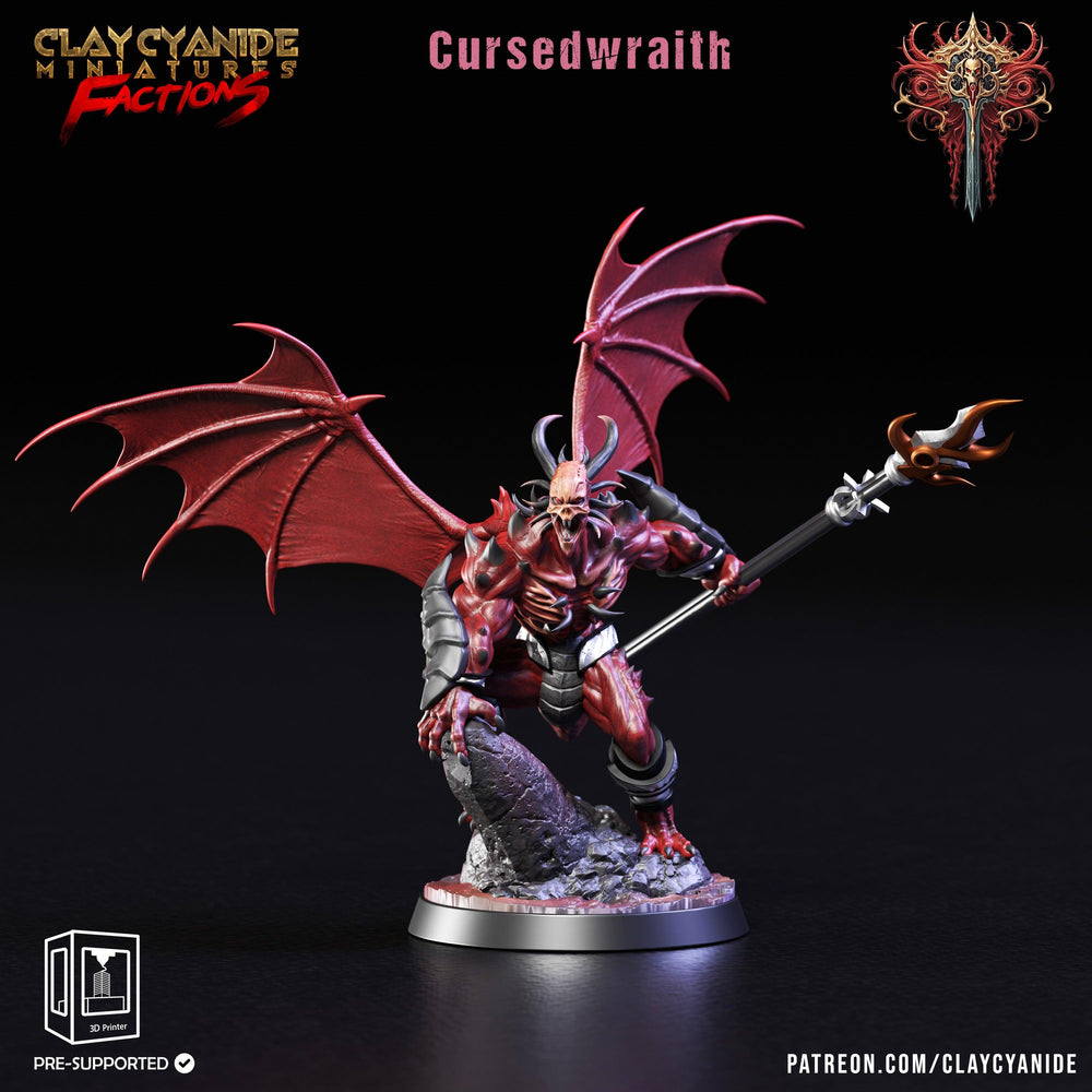 3D Printed Clay Cyanide Dreadblood Maulers Factions 28 32 mm D&D (Online Only)