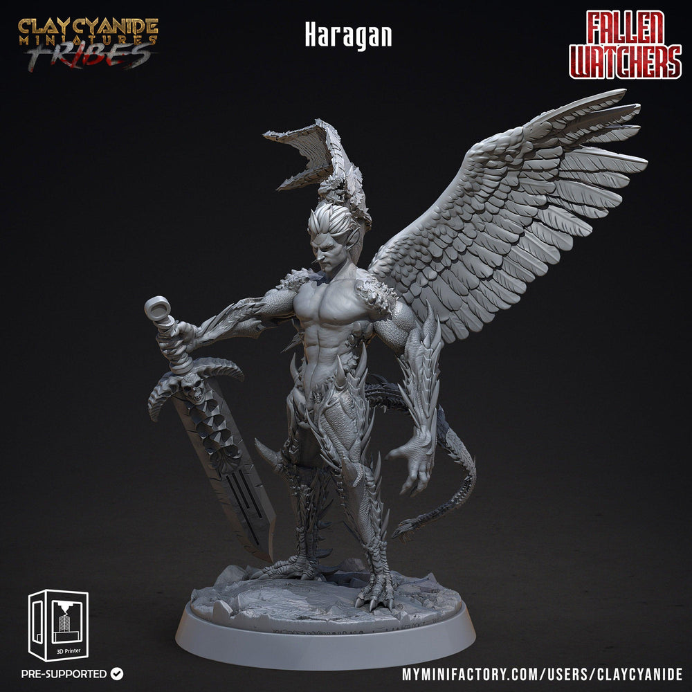 3D Printed Clay Cyanide Fallen Watchers Factions Tribes Ragnarok D&D (Online Only)