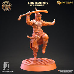 3D Printed Clay Cyanide Hwarang Wall Warriors Korean Mythology Ragnarok D&D (Online Only)