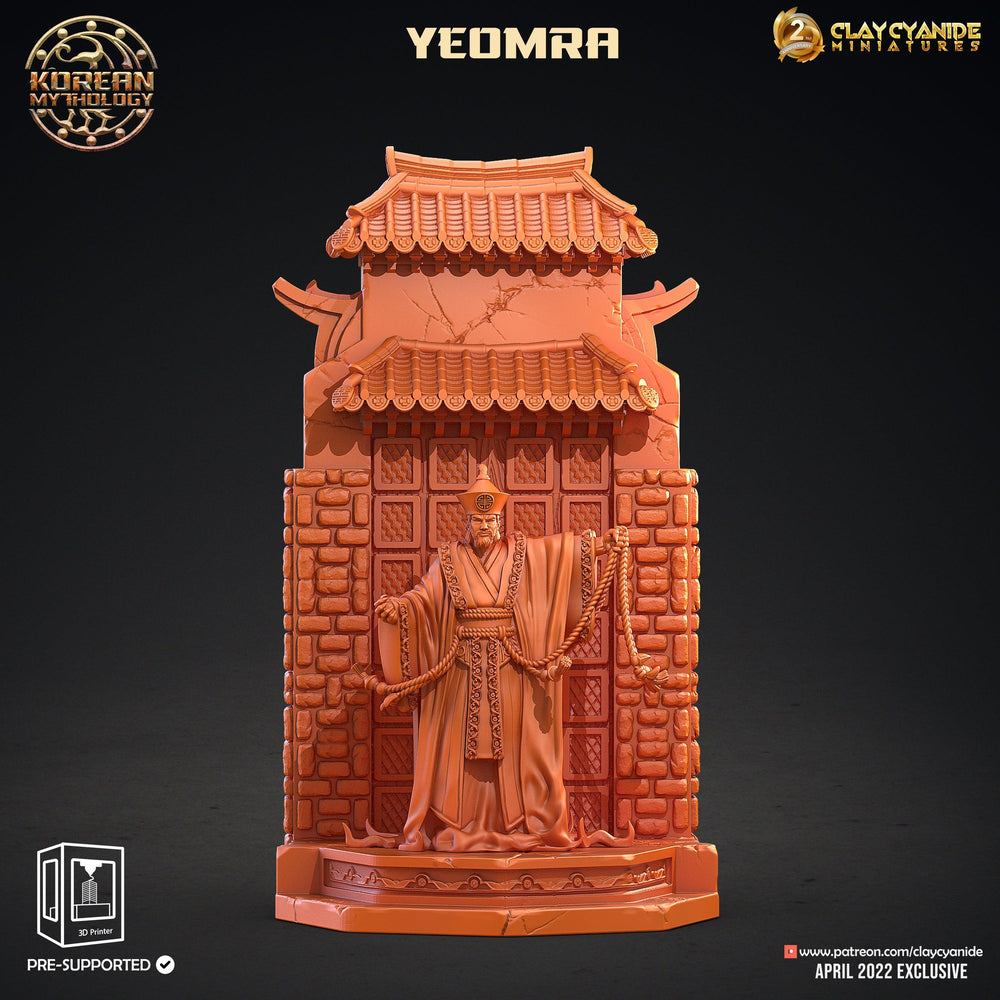 3D Printed Clay Cyanide Korean Mythology Full Set Ragnarok D&D (Online Only)