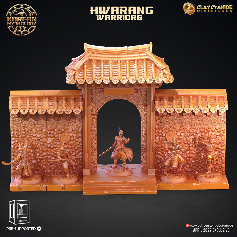 3D Printed Clay Cyanide Korean Mythology Full Set Ragnarok D&D (Online Only)
