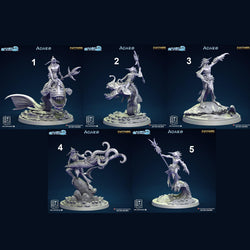 3D Printed Clay Cyanide Maori Mythos Set Ragnarok D&D (Online Only)