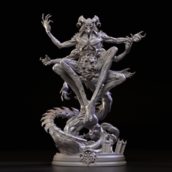 3D Printed Clay Cyanide Mbwiri 28 32 mm D&D (Online Only)