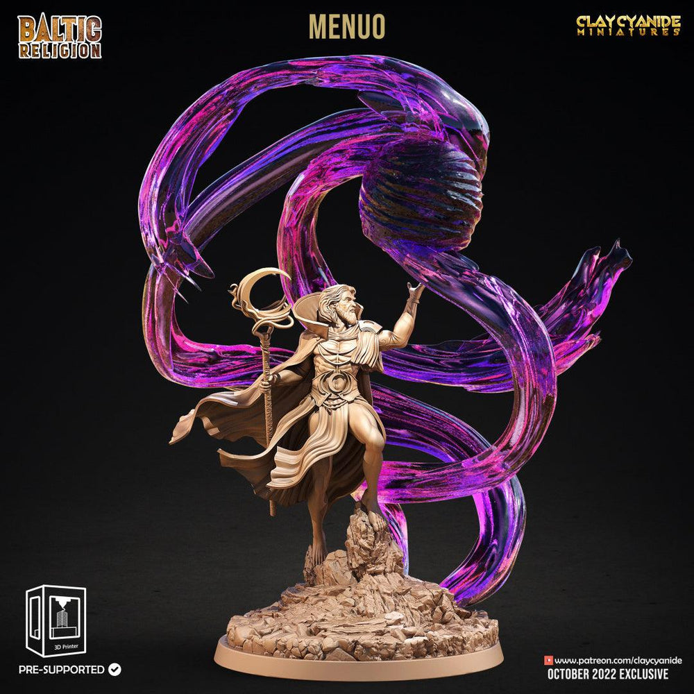 3D Printed Clay Cyanide Menuo Baltic Religion 28mm-32mm Ragnarok D&D (Online Only)