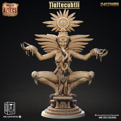 3D Printed Clay Cyanide Pantheon Of Aztecs Set Ragnarok D&D (Online Only)