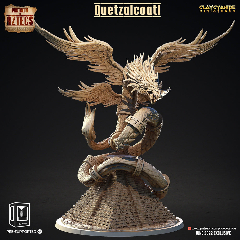 3D Printed Clay Cyanide Pantheon Of Aztecs Set Ragnarok D&D (Online Only)