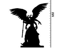 3D Printed Clay Cyanide Pazuzu Demonic God | Wrath of God Ragnarok D&D (Online Only)